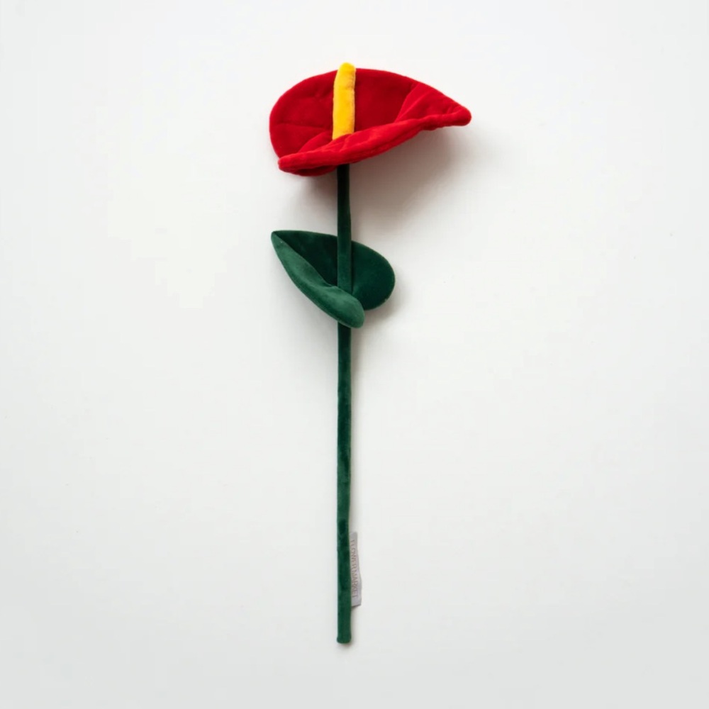 CJ Hendry Flower Markey Red Plush Cala Lily Flower